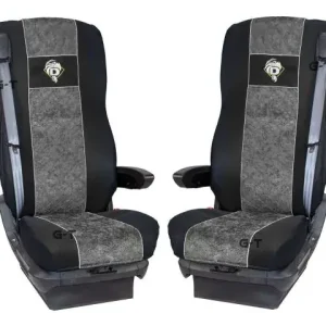 POKROWCE DAF XF 105/106 2012- 1+1,2 PASY SZARY Tylko dziś