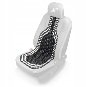 Mata na fotel koralikowa, długa, ciemna Promocja