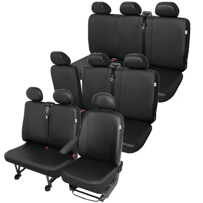 Szybka dostawa Pokrowce SKÓRA VW Transporter T5 9 miejsc