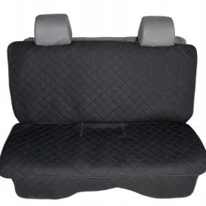 PODWÓJNA MATA ochronna pod fotelik MOCNA TKANINA otwory na ISOFIX Nowość