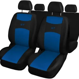 Pokrowce na fotele samochodowe uniwersalne GT niebieskie Zamów teraz