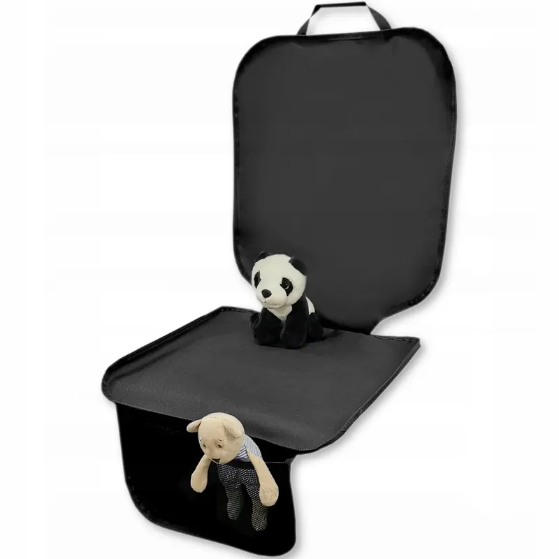 MATA OSŁONA OCHRONNA pod FOTELIK samochodowy z kieszonką SIEDZENIE AUTA Zwrot pieniędzy