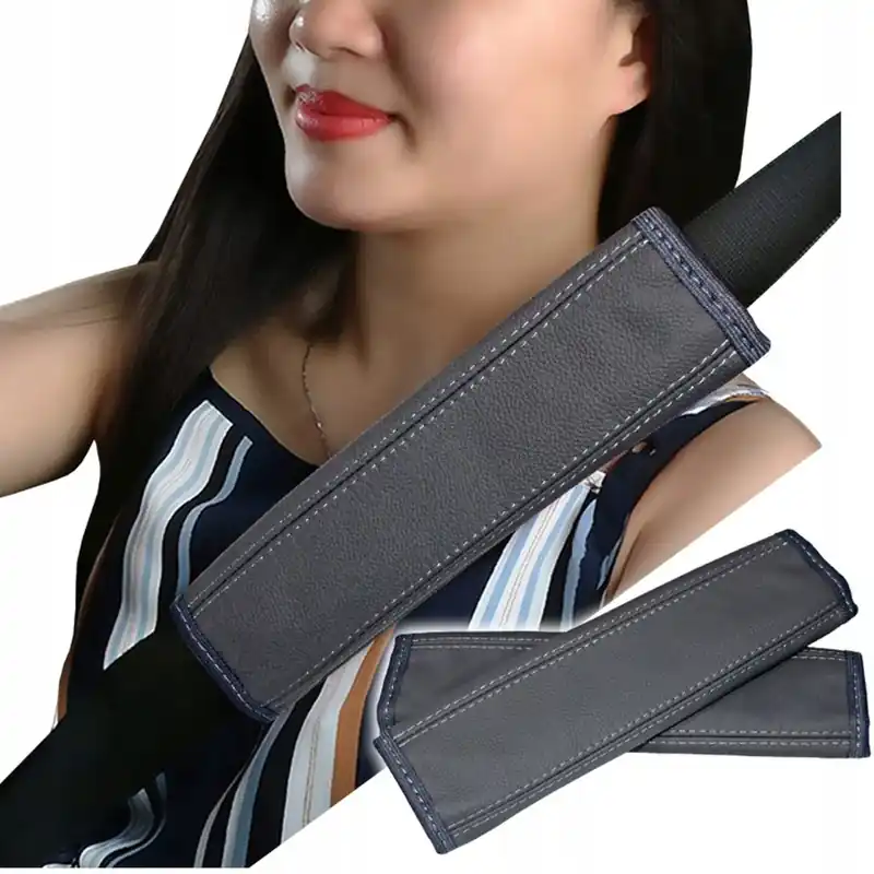 OSŁONY NAKŁADKI NA PASY PAS BEZPIECZEŃSTWA SKÓRA POKROWCE NA PASY Oryginalny