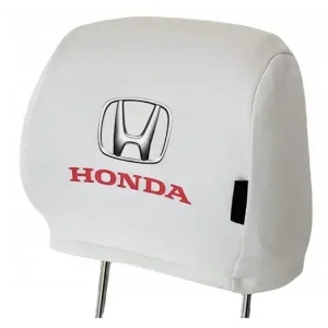 Honda Pokrowce na zagłówki z Logo 2 szt.Białe Popularny