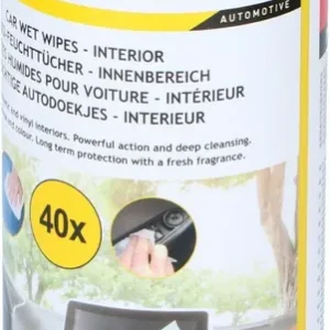 Dunlop Dunlop - nawilżone chusteczki do pielęgnacji kokpitu samochodowego (40 szt.) Wysoka jakość