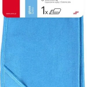 Premium AMiO Ściereczka mikrofibra do mycia czyszczenia szyb okien luster 30x40 cm amio-03731