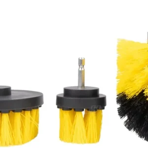 AMiO Szczotki sprzątające czyszczące na wiertarkę wkrętarkę 3 el. amio-04017 Nowość