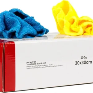 AMiO Chusteczki ściereczki z mikrofibry pudełko zestaw 30 szt. 30x30 cm 200g amio-03973 Nowość