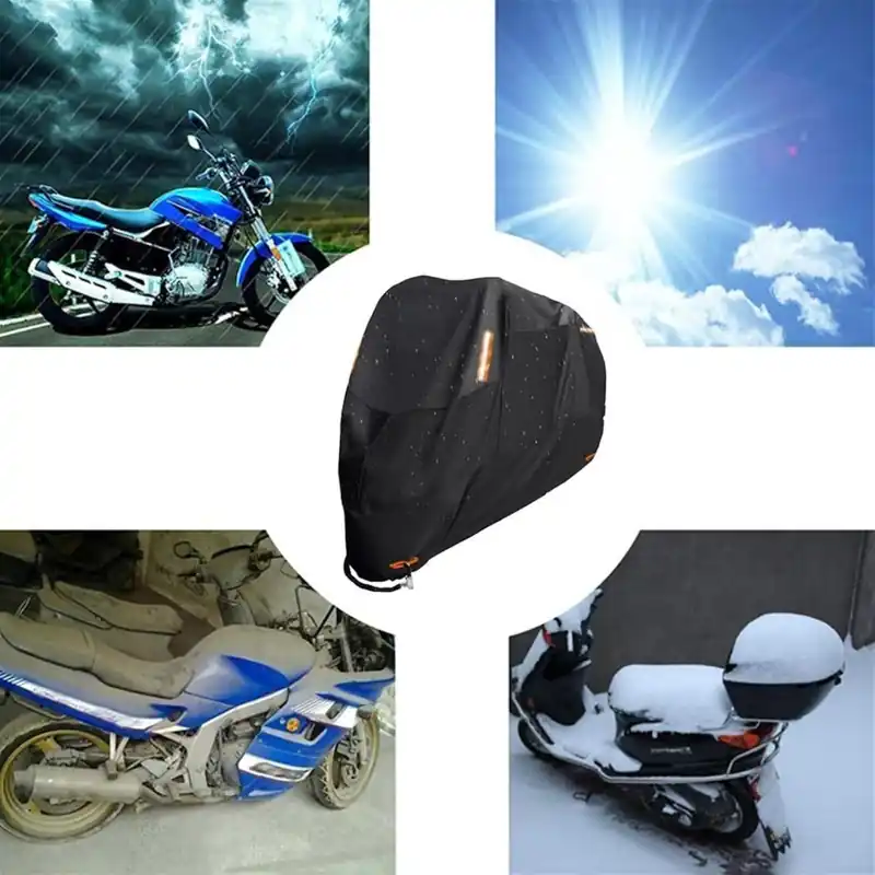 Niska cena POKROWIEC NA MOTOCYKL rozmiar M 230x125x95 wodoodporny