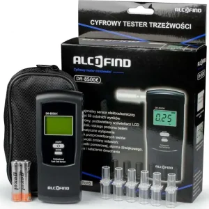 Bezpieczna płatność Alkomat Alcofind DA-8500E