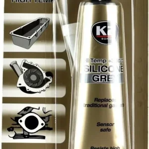 Rabat K2 K2 Szary silikon wysokotemperaturowy do 350°C tubka 85g uniwersalny