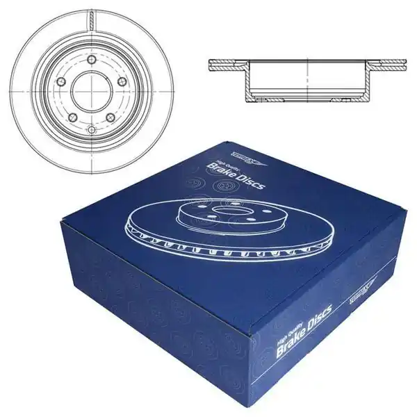 2x Tarcze hamulcowe do Nissan X-Trail III SUV (2014-2022) - wentylowane - 292mm - Tomex - TX 71-72 (oś tylna) Premium