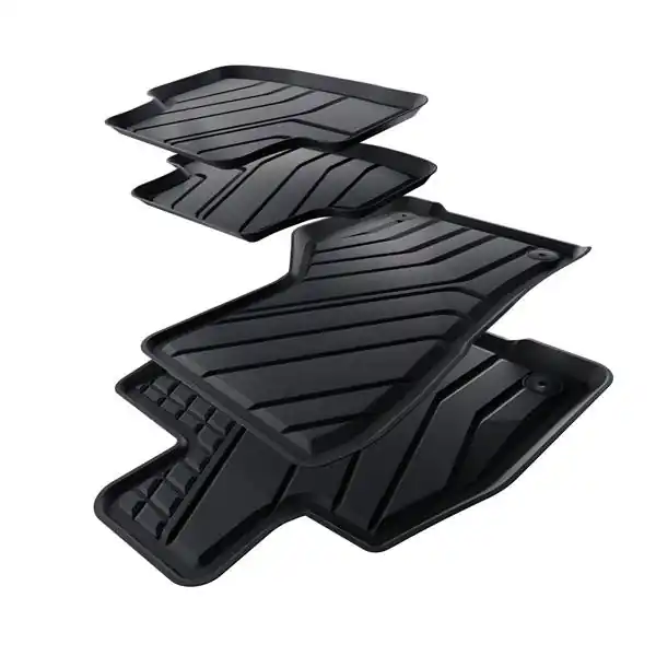 Niska cena Dywaniki TPE do Volkswagen Golf VIII mHEV Hatchback (11.2020-....) - korytkowe dywaniki samochodowe - Amal Plast - SPART line - z automatyczną skrzynią biegów - komplet - 4 szt.