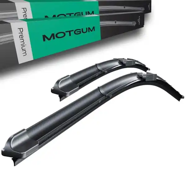 Oryginalny Wycieraczki samochodowe na przednią szybę do Opel Grandland SUV (2021-2024) - pióra wycieraczek - Motgum - pióra płaskie Premium