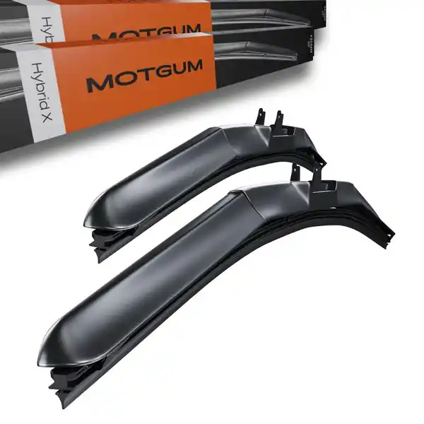 Wycieraczki samochodowe na przednią szybę do BYD Han Sedan (03.2020-....) - pióra wycieraczek - Motgum - pióra Hybrid X Promocja