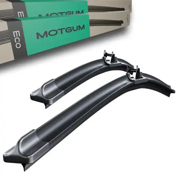 Wycieraczki samochodowe na przednią szybę do Maxus e-Deliver 3 Van (03.2020-....) - pióra wycieraczek - Motgum - pióra płaskie ECO Szybka dostawa