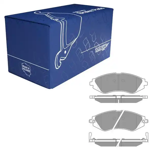 Klocki hamulcowe do Daewoo Nubira J100 Hatchback, Kombi, Sedan (1997-2004) - Tomex - TX 16-76 (oś przednia) Tani