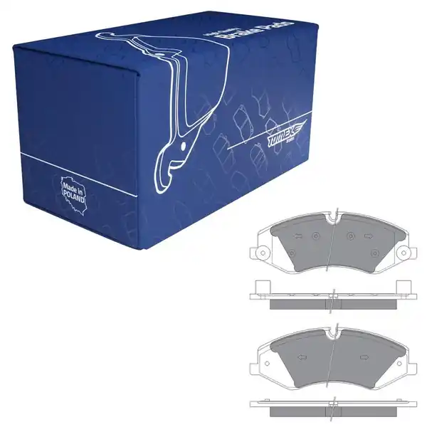 Klocki hamulcowe do Land Rover Range Rover Sport II (L494) SUV (2013-2022) - Tomex - TX 17-73 (oś przednia) Bezpieczna płatność