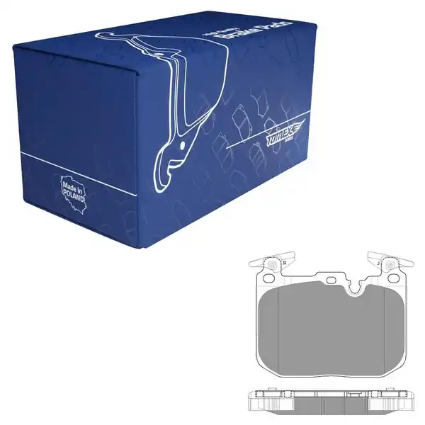 Niska cena Klocki hamulcowe do BMW Seria 3 F30, F80 Limuzyna (2011-2018) - Tomex - TX 18-48 (oś przednia)