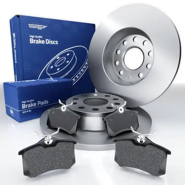 Klocki + tarcze hamulcowe do Seat Toledo III Minivan (2004-2009) - Tomex - TX 10-781 + TX 71-37 (oś tylną) Autentyczny