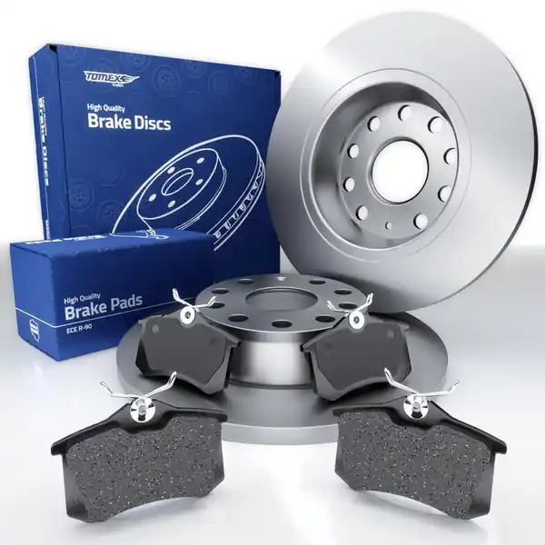 Klocki + tarcze hamulcowe do Volkswagen EOS I Kabriolet (2009-2015) - Tomex - TX 10-781 + TX 72-45 (oś tylną) Popularny