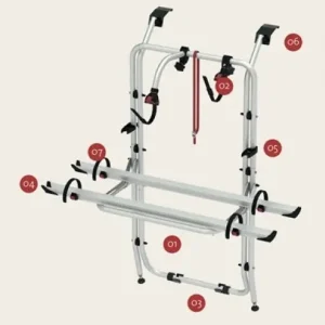 Bezpieczna płatność Bagażnik rowerowy Carry Bike Trafic/vivaro/talento