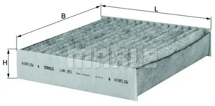 Knecht Filtr, wentylacja przestrzeni pasażerskiej LAK 251 Wysoka jakość