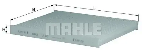 Knecht Filtr, wentylacja przestrzeni pasażerskiej LA 463 Darmowa dostawa