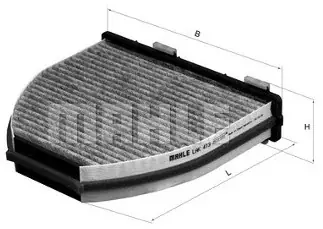 Tani Knecht Filtr, wentylacja przestrzeni pasażerskiej LAK 413