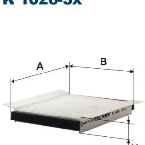 Ekspresowa dostawa Filtron Filtr, wentylacja przestrzeni pasażerskiej K 1026-3x K 1026-3x