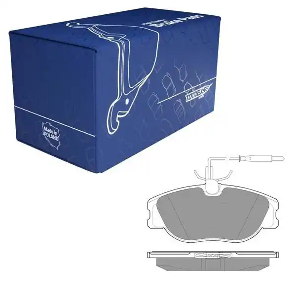 Oryginalny Klocki hamulcowe do Fiat Scudo I Furgon, Kombi (1996-2003) - Tomex - TX 12-442 (oś przednia)