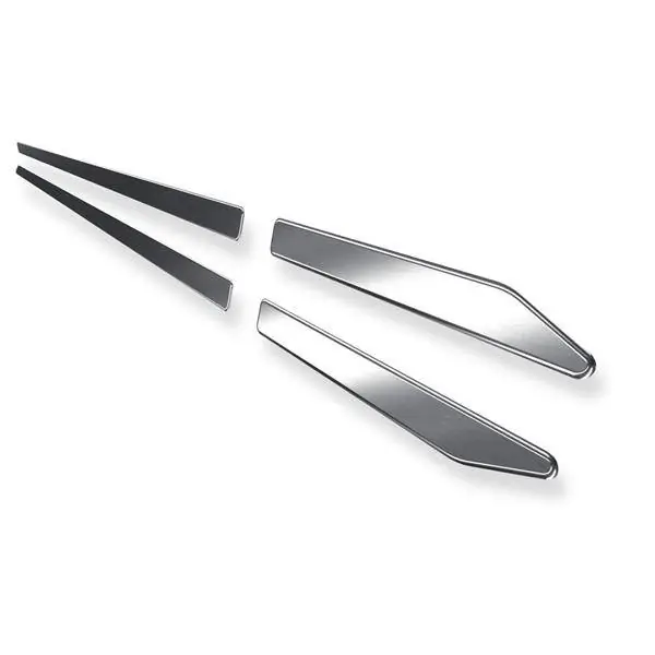 Oryginalny Stalowe listwy boczne do Volkswagen Golf VIII Hatchback (5 drzwi) - (2020-....) - Croni - W - srebrny (mat)