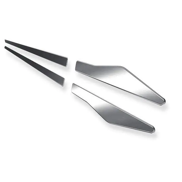 Autentyczny Stalowe listwy boczne do Mazda 2 III Hatchback (5 drzwi) - (2015-2023) - Croni - X - srebrny (mat)