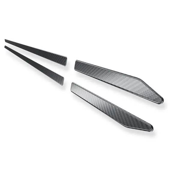 Rabat Stalowe listwy boczne do Volkswagen Passat B8 Sedan (4 drzwi) - (2014-2022) - Croni - W - czarny (folia carbon)