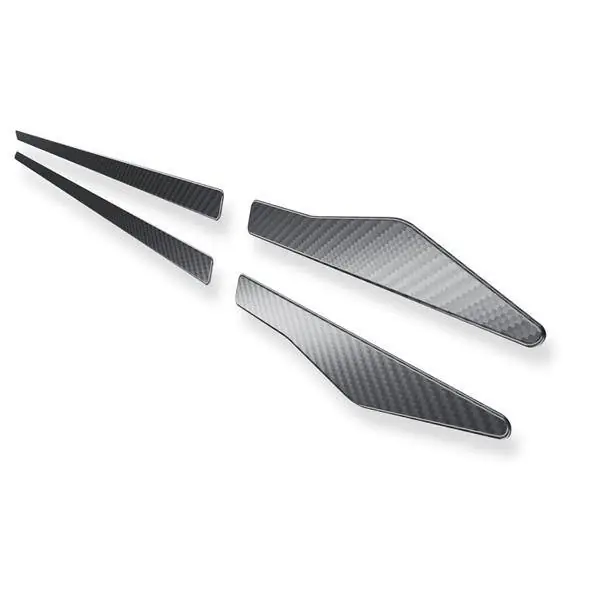 Oferta limitowana Stalowe listwy boczne do Volvo V60 II Cross Country (5 drzwi) - (2018-....) - Croni - X - czarny (folia carbon)