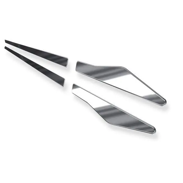 Stalowe listwy boczne do Skoda Scala I Hatchback (5 drzwi) - (2019-....) - Croni - X - srebrny (połysk) Szybka dostawa