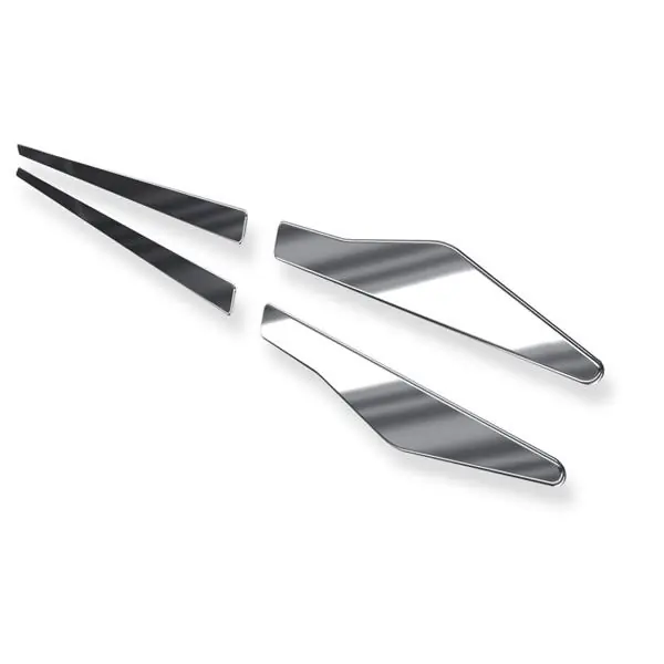 Wyprzedaż Stalowe listwy boczne do Volkswagen Passat B8 Sedan (4 drzwi) - (2014-2022) - Croni - X - srebrny (połysk)