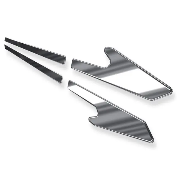 Stalowe listwy boczne do Seat Tarraco SUV (5 drzwi) - (2018-....) - Croni - Y - srebrny (połysk) Darmowa dostawa