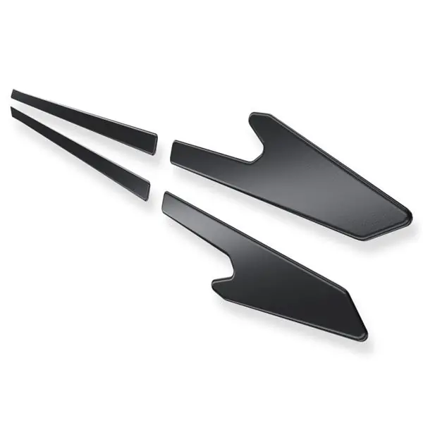 Nowość Stalowe listwy boczne do Skoda Scala I Hatchback (5 drzwi) - (2019-....) - Croni - Y - czarny (skórka pomarańczy)