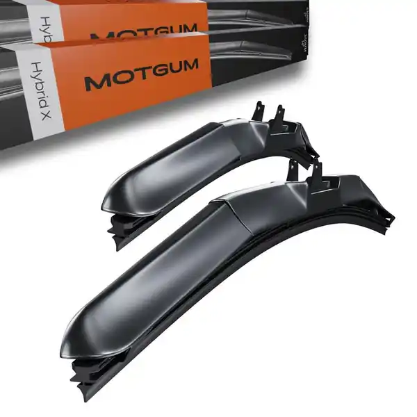 Wycieraczki samochodowe na przednią szybę do Volkswagen Fox Hatchback (04.2005-12.2012) - pióra wycieraczek - Motgum - pióra Hybrid X Oferta limitowana