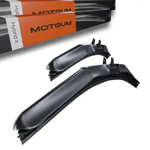 Wycieraczki samochodowe na przednią szybę do Toyota Corolla X XI Kombi, Sedan, Touring Sports (10.2006-2018) - pióra wycieraczek - Motgum - pióra Hybrid X Zwrot pieniędzy