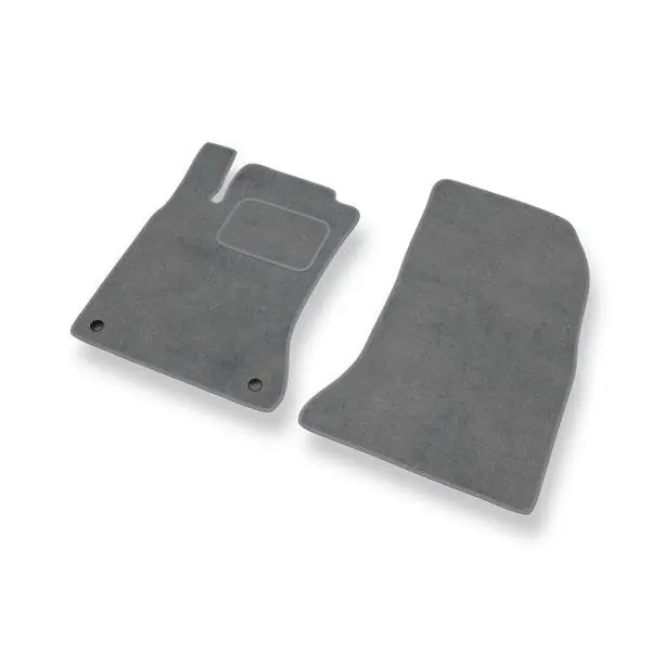 Dywaniki welurowe do Mercedes-Benz Klasa A W176 Hatchback (2012-2018) - dywaniki samochodowe - szary - DGS Autodywan - 2 szt. Rabat