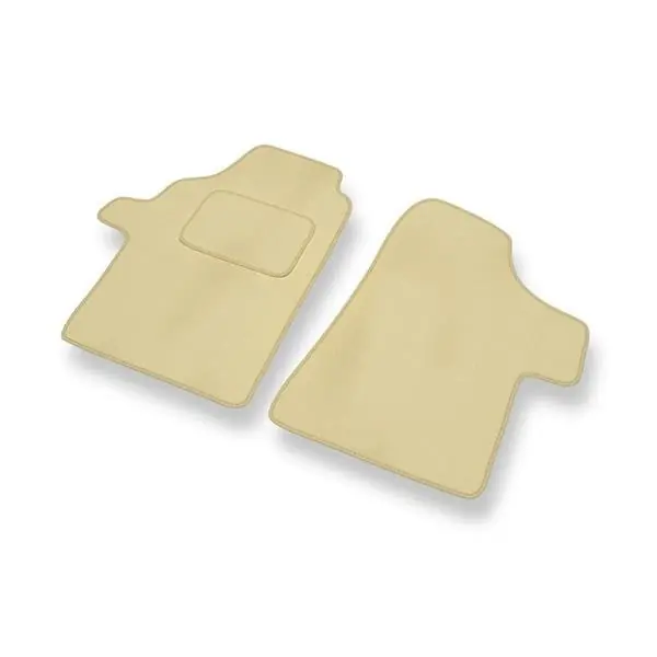 Dywaniki welurowe do Mercedes-Benz Viano Van (2003-2014) - dywaniki samochodowe - beżowy - DGS Autodywan - 2 szt. Autentyczny