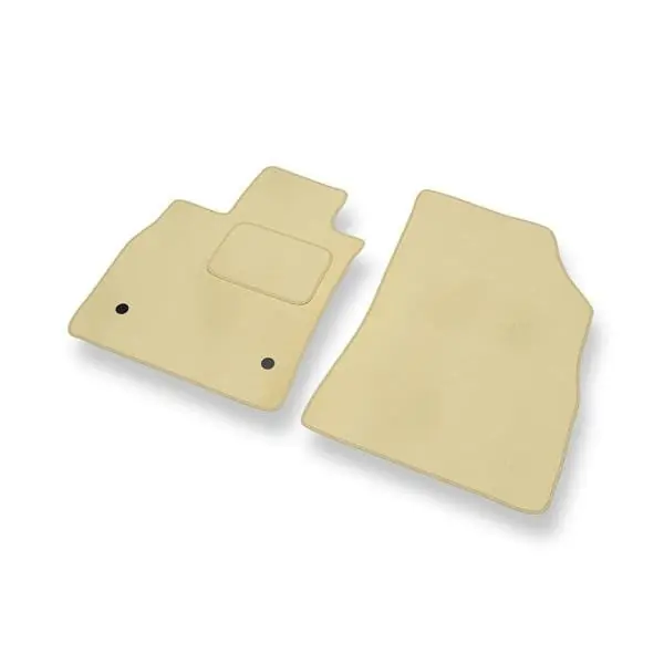 Zamów teraz Dywaniki welurowe do Renault Talisman I Grandtour, Sedan (2015-2023) - dywaniki samochodowe - beżowy - DGS Autodywan - 2 szt.