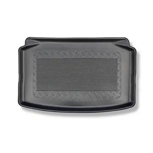 Popularny Mata do bagażnika do Volkswagen Polo VI Hatchback (10.2017-....) - antypoślizgowa - samochodowy dywanik bagażnika - Aristar - Standard - dolny bagażnik; bez ruchomej podłogi bagażnika