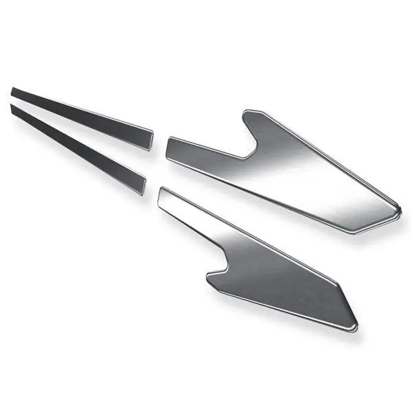 Stalowe listwy boczne do Chevrolet Aveo II T300 Sedan (4 drzwi) - (2011-2020) - Croni - Y - srebrny (mat) Wyprzedaż