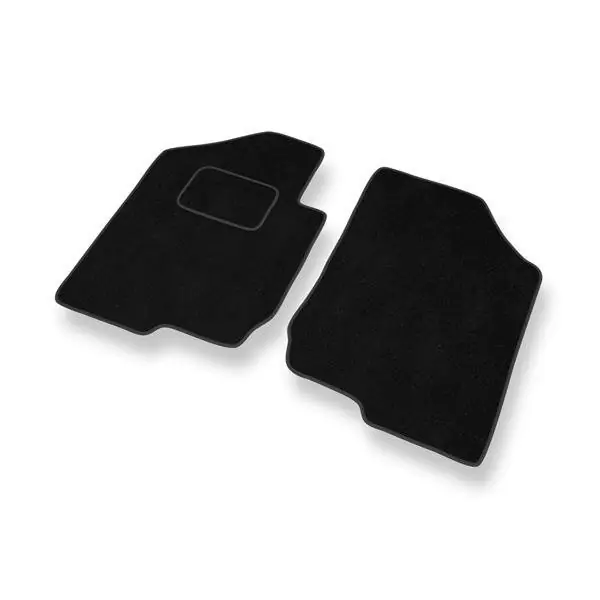 Zamów teraz Dywaniki welurowe do Kia Carens III Minivan (2006-2012) - dywaniki samochodowe - czarny - DGS Autodywan - 2 szt.