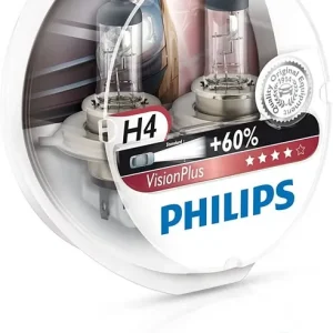 Autentyczny Philips S H4 12V 60/55W P43t-38 VisionPlus