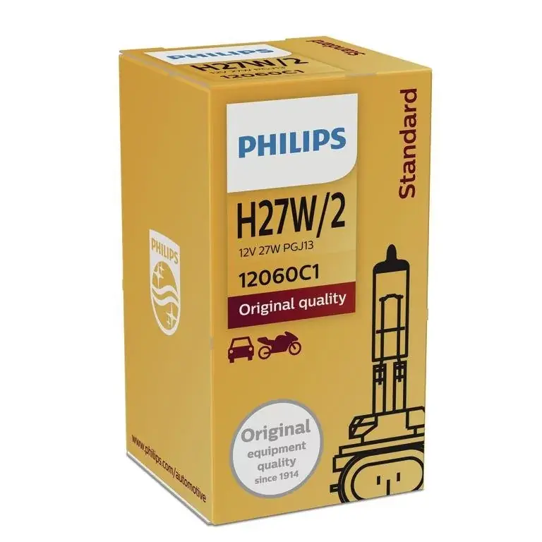 Philips 12060 °C1 lampy halogenowe h27 W/2, Pojednycze opakowanie tekturowe 12060C1 Oryginalny