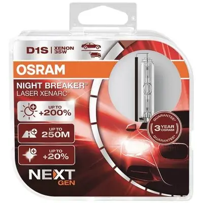 OSRAM XENARC NIGHT BREAKER LASER NextGen D1S (66140XNN-HCB) Zamów teraz